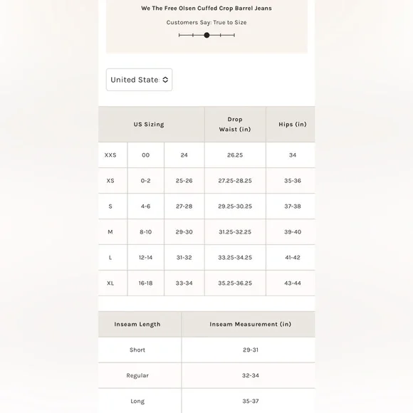 NWT Free People, We The Free Olsen Cuffed Crop Barrel Jeans, Multiple Sizes - Picture 11 of 11